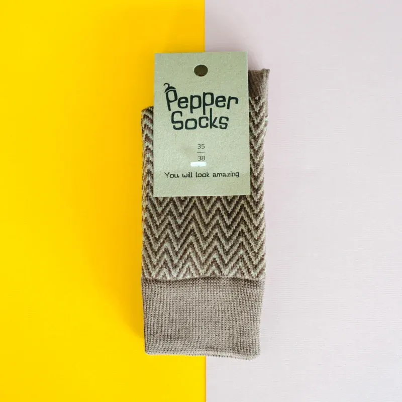 Pepper Socks - warm triangles