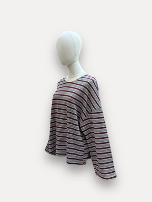 Charlie trui - grijs gestreept