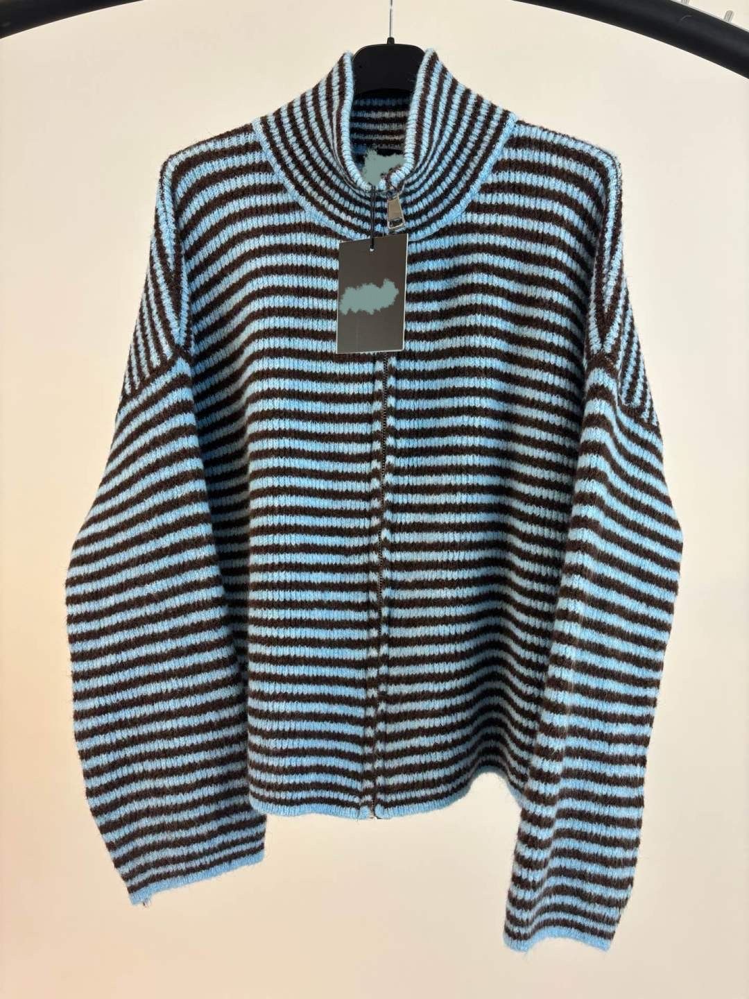 Milia cardigan - blauw &amp; bruin