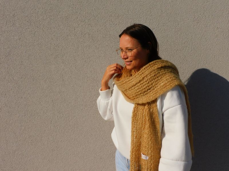 Clara sjaal - beige