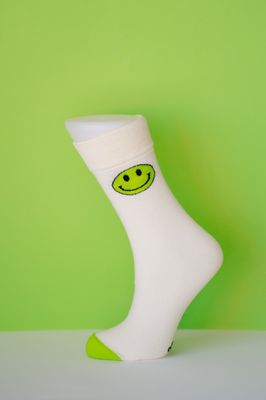 Pepper Socks - fluo smiley