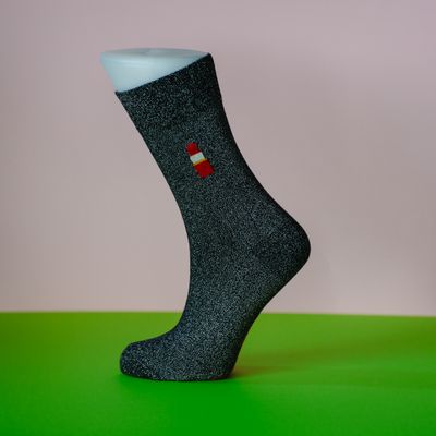 Pepper Socks - glitter lipstick
