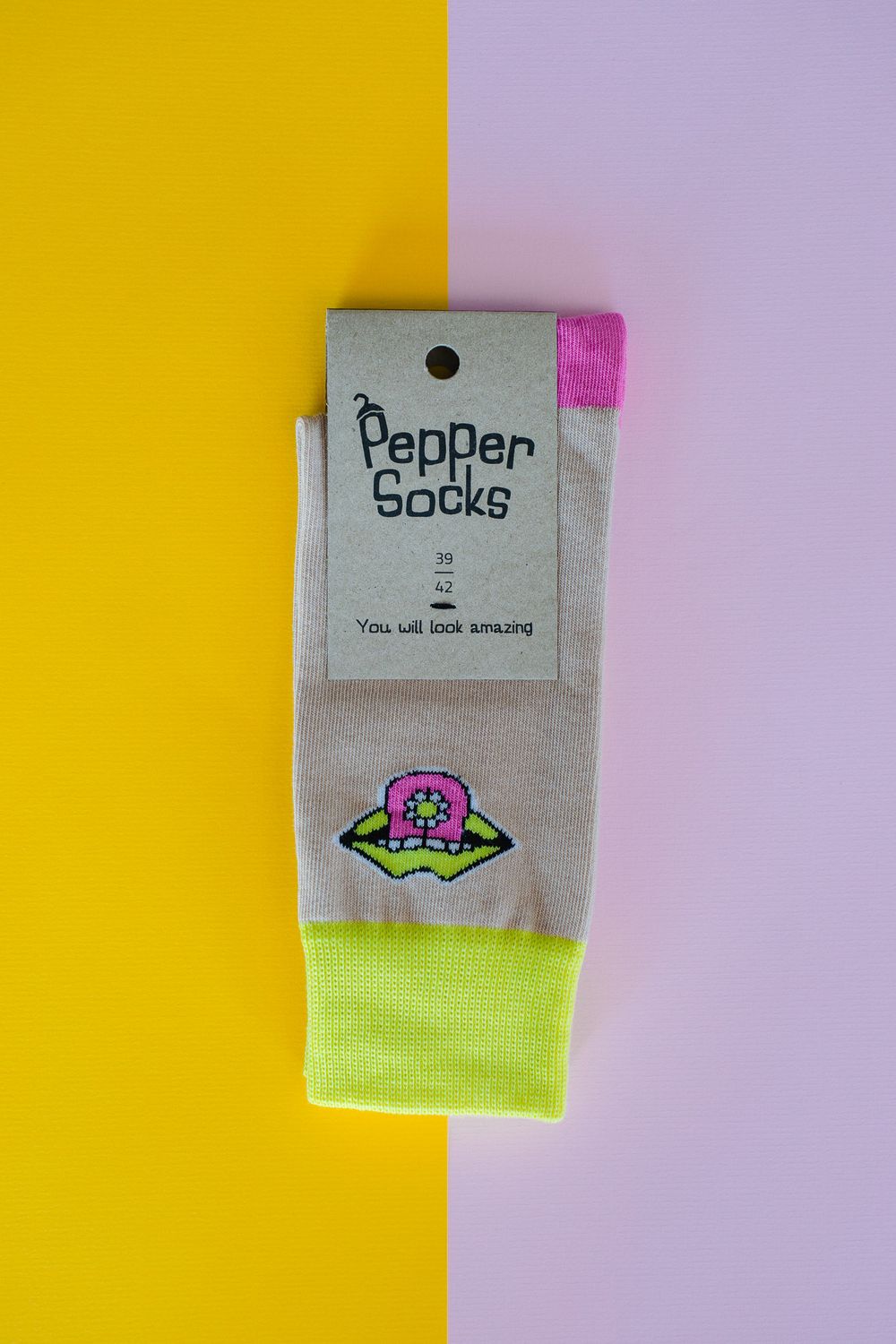 Pepper Socks - fluo kiss