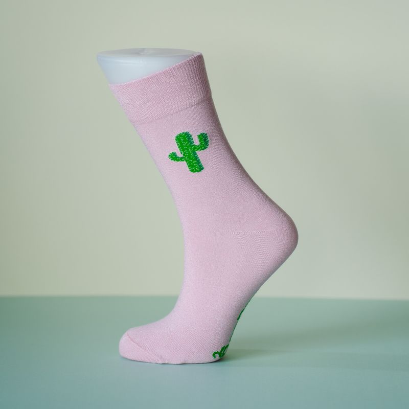 Pepper Socks - glitter cactus