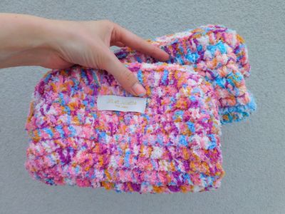 Fluffy Féline tas - multi - small
