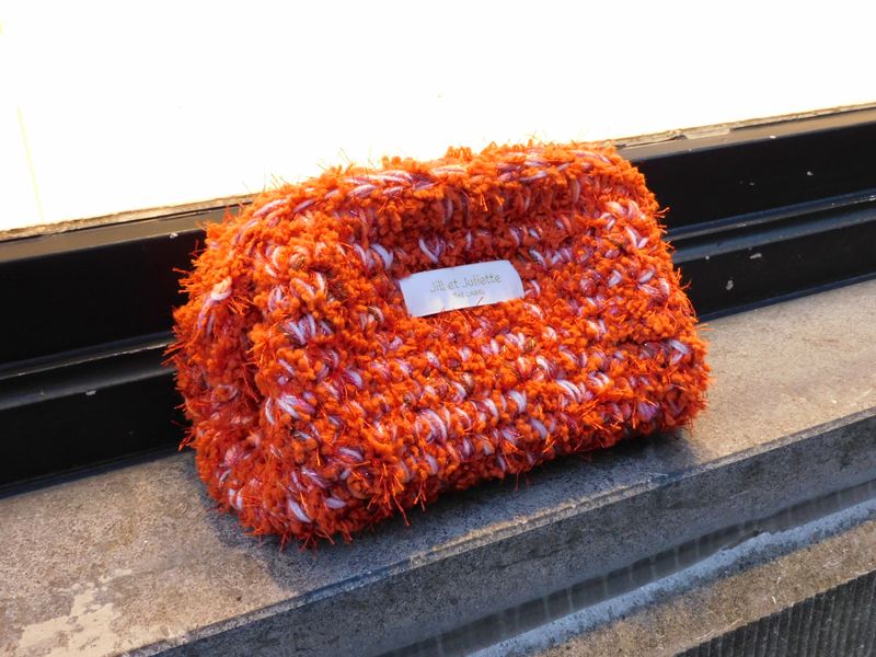 Fluffy Féline tas - roest - small