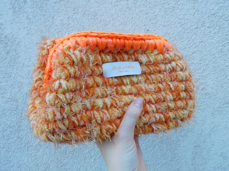 Combi Chloé Metallic tas - geel &amp; oranje - small