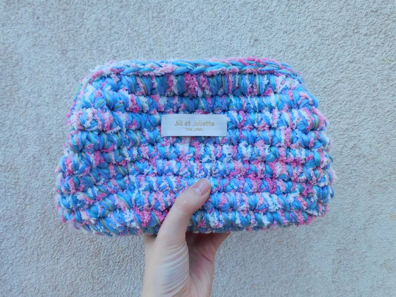 Combi Chloé tas - lichtblauw - small