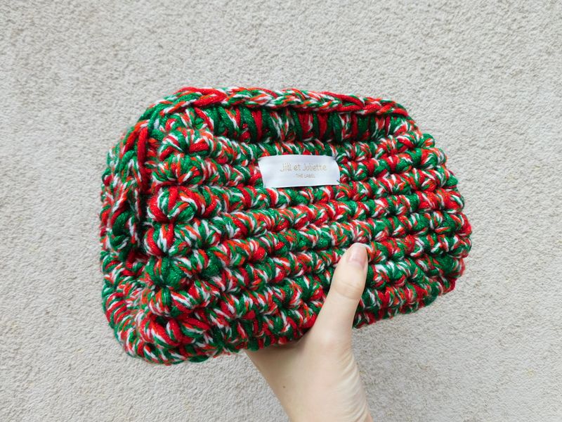 Recycled Ruby tas - christmas - small