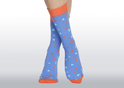 Pepper Socks - blue contrast