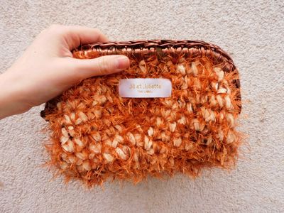 Feather Heather Metallic tas - bruin &amp; beige - small
