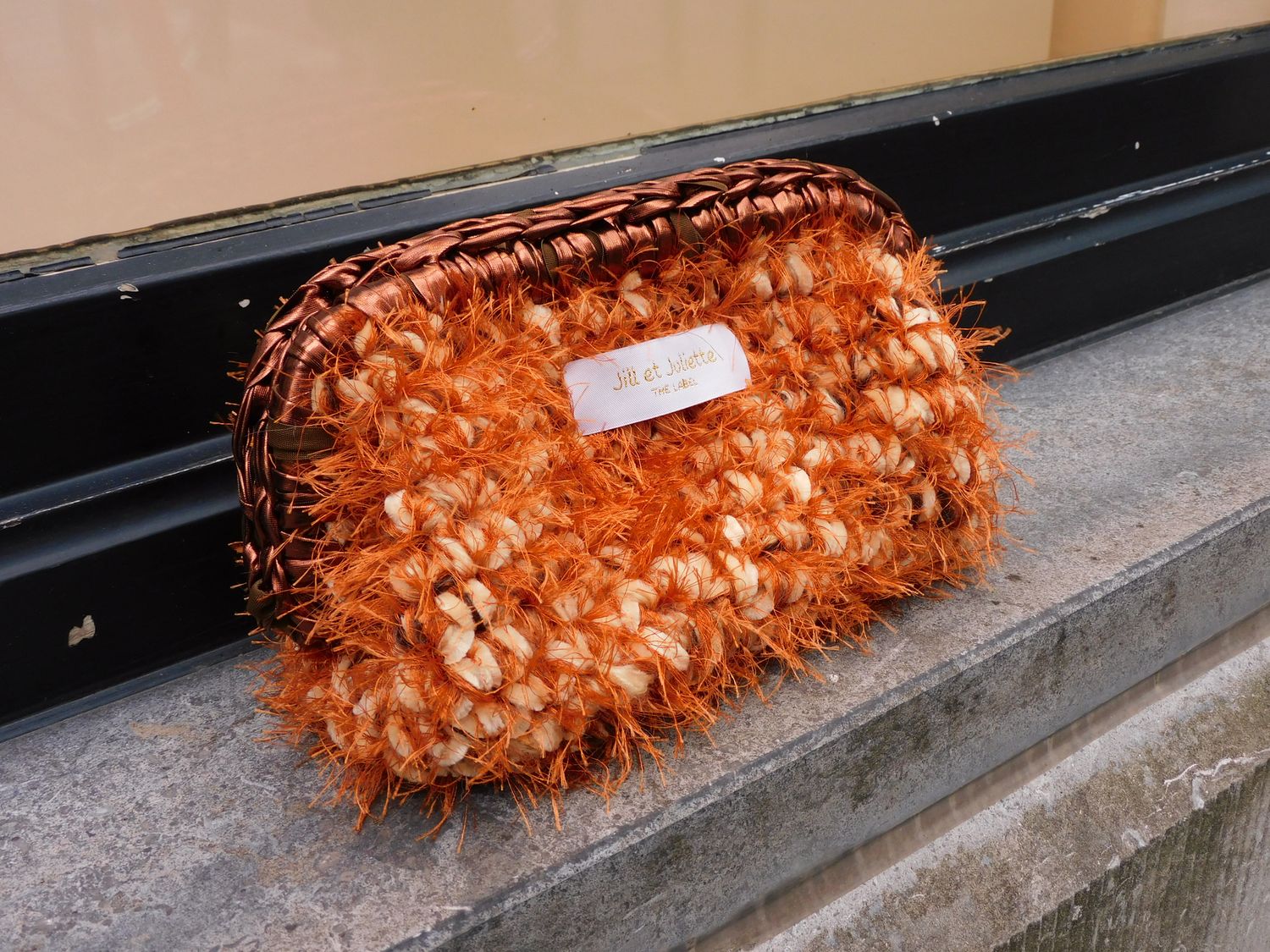 Feather Heather Metallic tas - bruin &amp; beige - small