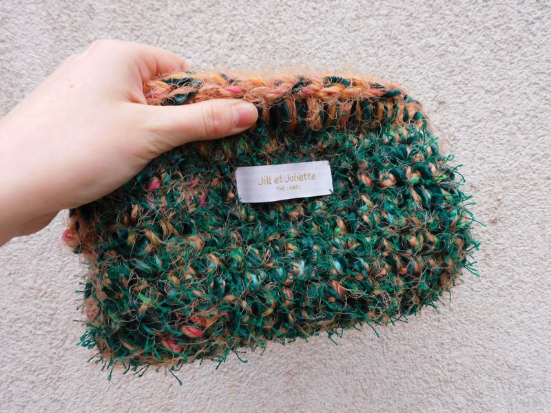 Recycled Ruby tas - donkergroen - small