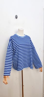 Bella striped t-shirt - lange mouwen - blauw