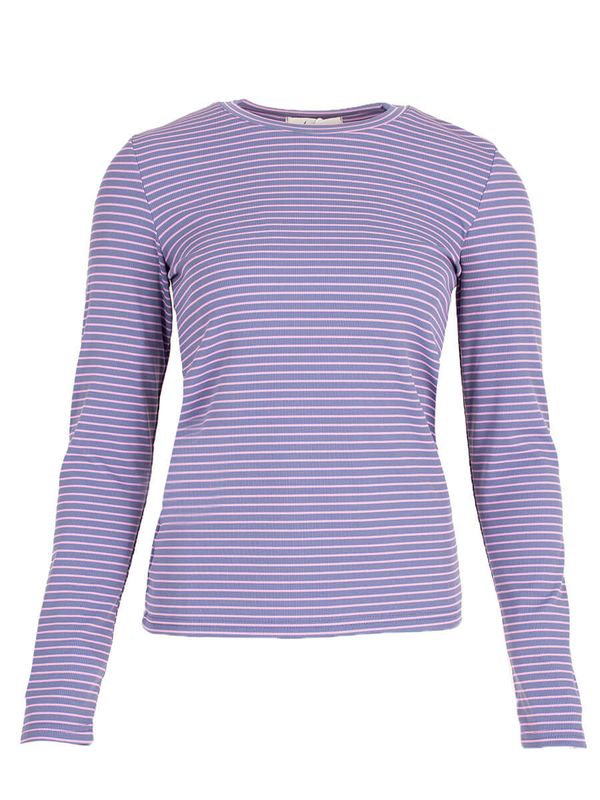 Noa t-shirt - lange mouwen - blauw &amp; roze
