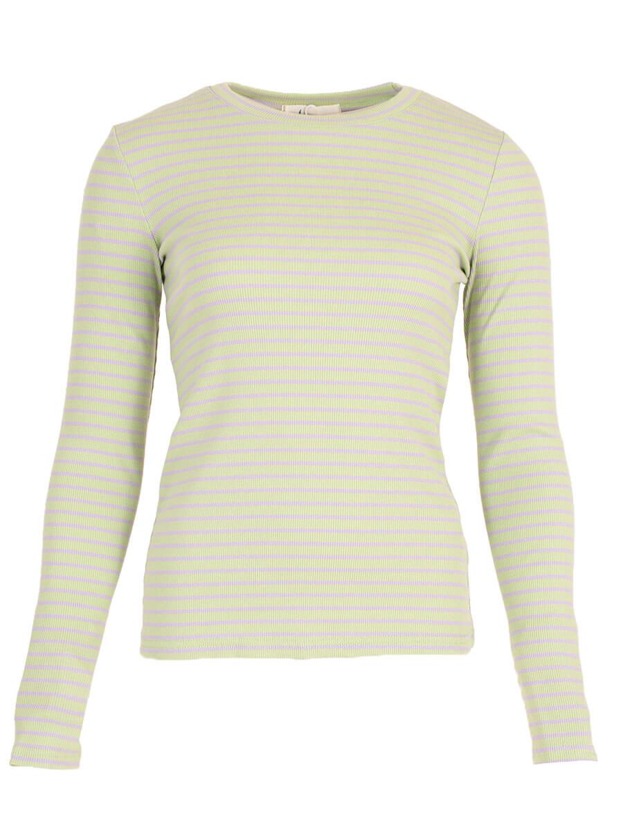 Noa t-shirt - lange mouwen - mint &amp; lila