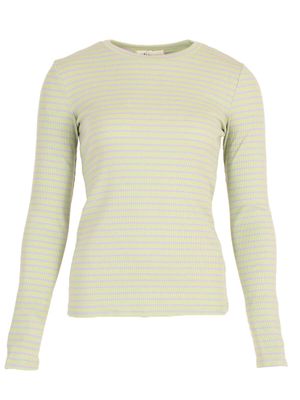 Noa t-shirt - lange mouwen - mint &amp; lila