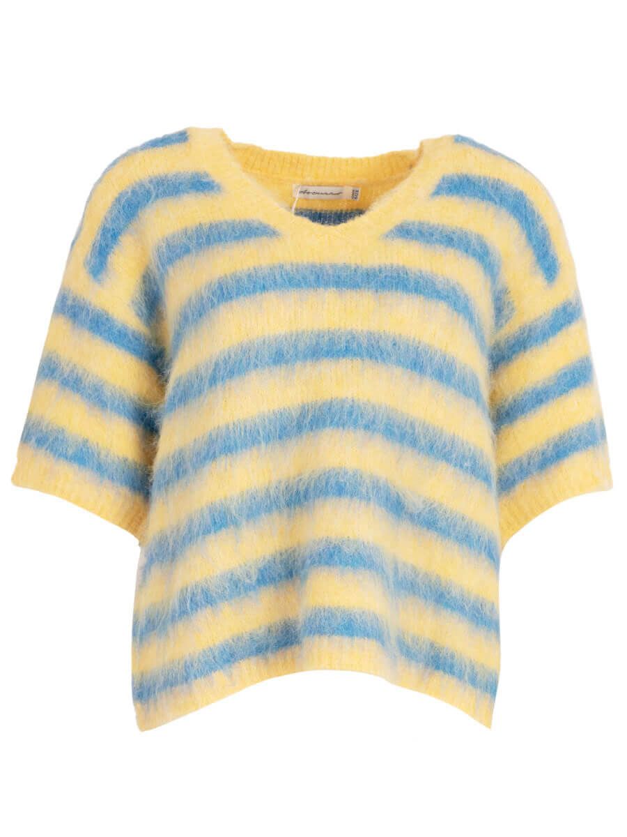Beaudine trui - geel &amp; blauw