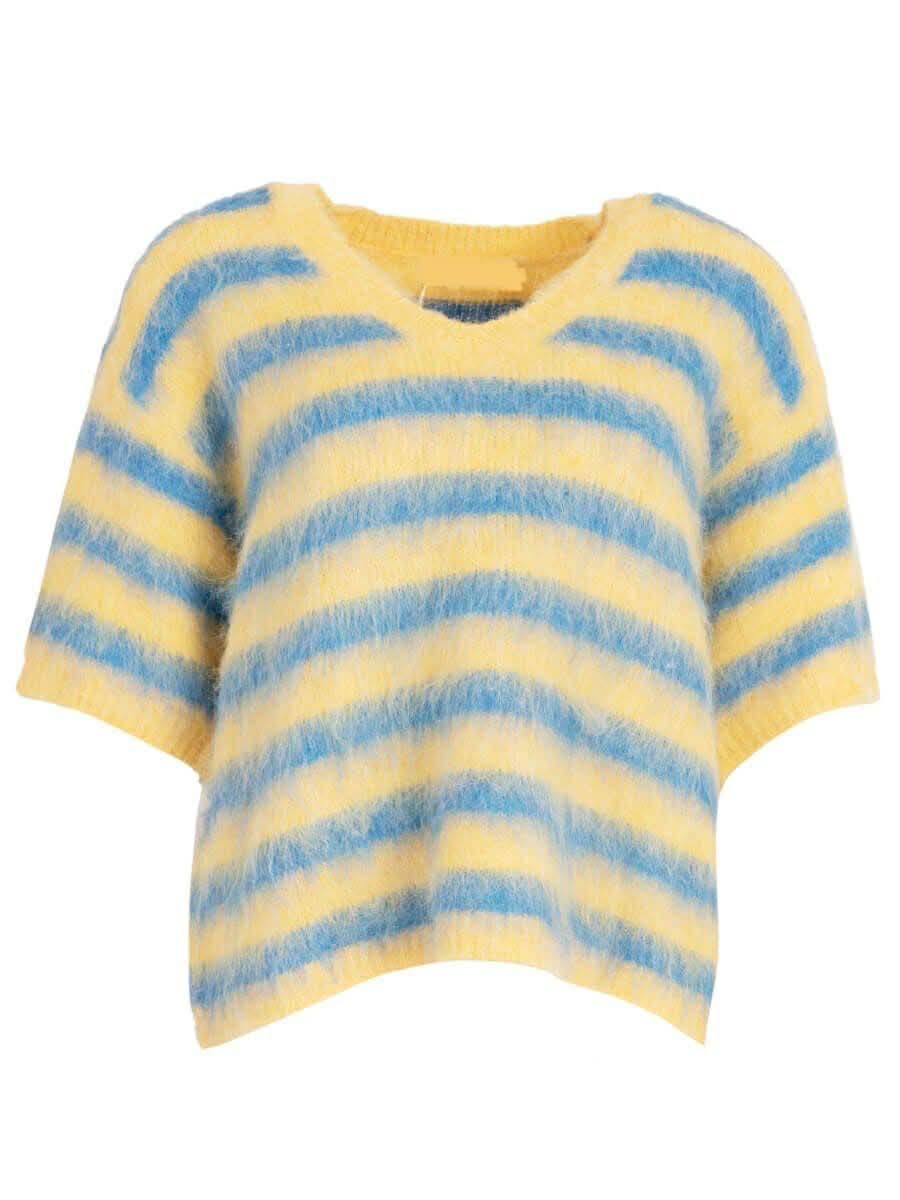 Beaudine trui - geel &amp; blauw