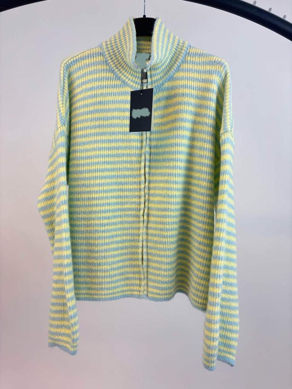 Milia cardigan - geel &amp; lichtblauw