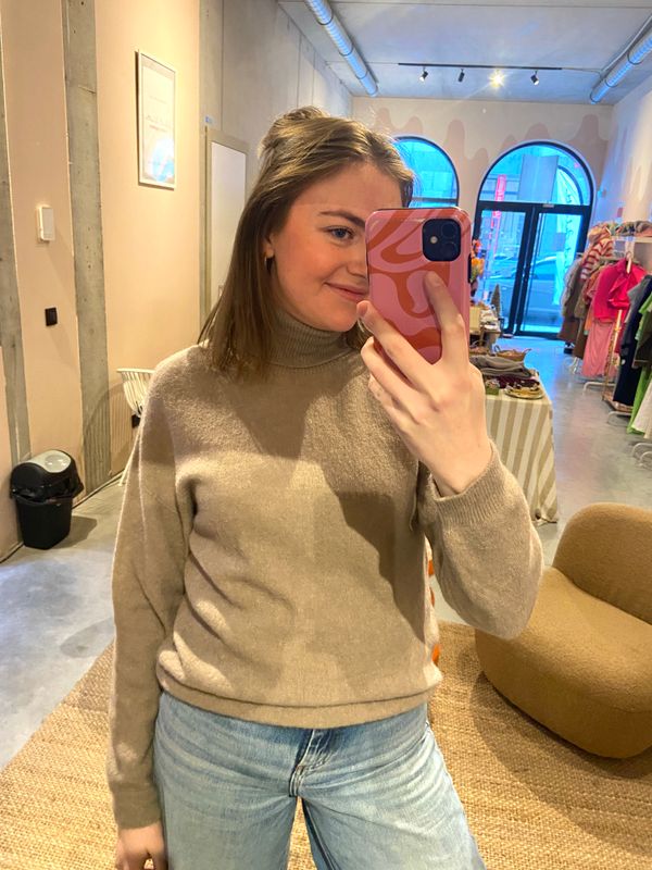 Andrea coltrui - taupe/ donker beige