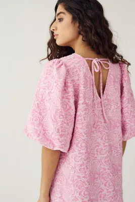 Pastice jurk - lichtroze