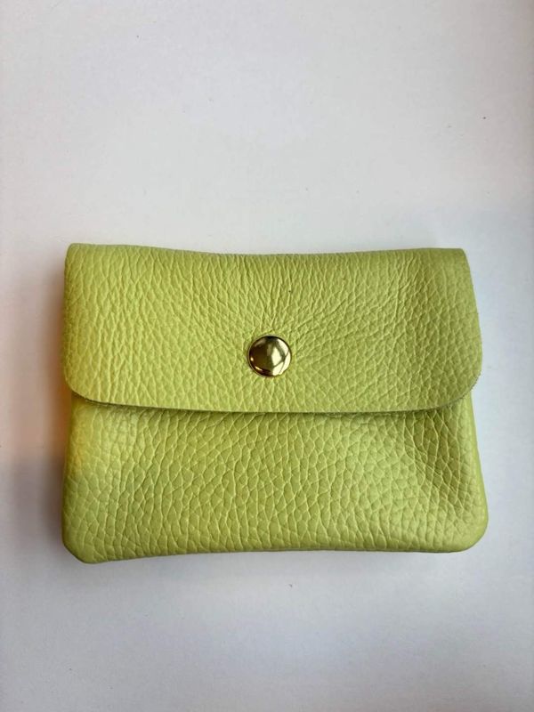 Lederen portefeuille - kiwi