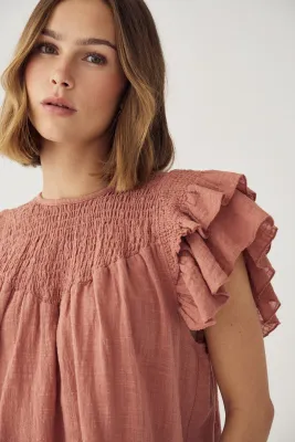 Maura blouse - roest