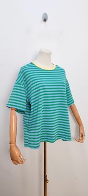 Frankie striped t-shirt - korte mouwen - blauw &amp; groen