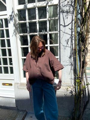 Maysee blouse - chocoladebruin