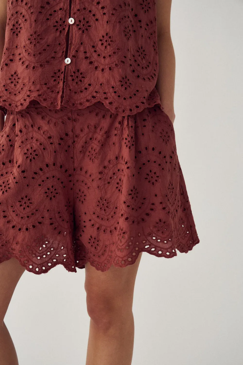 Mave short - terracotta