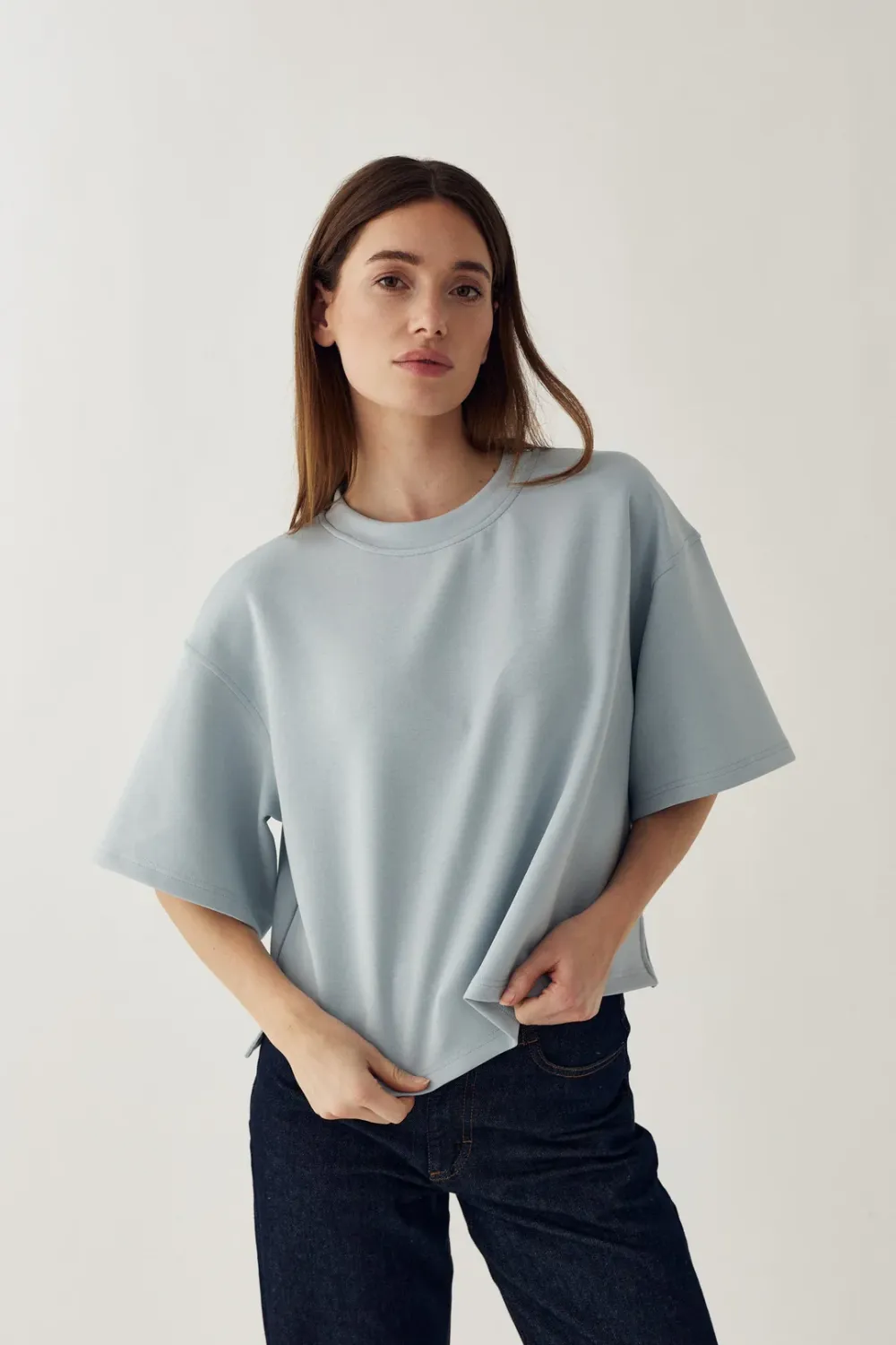 Mable t-shirt - lichtblauw