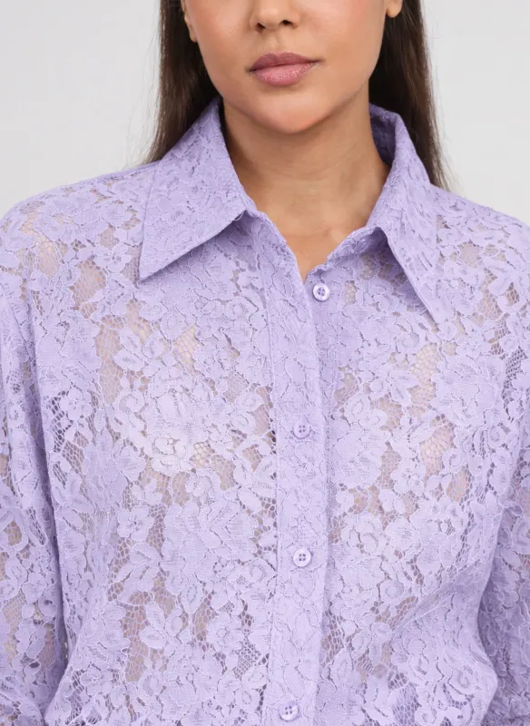 Jyna blouse - lavendelpaars