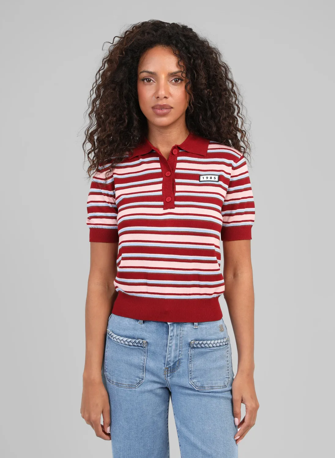 Rose polo - bordeaux