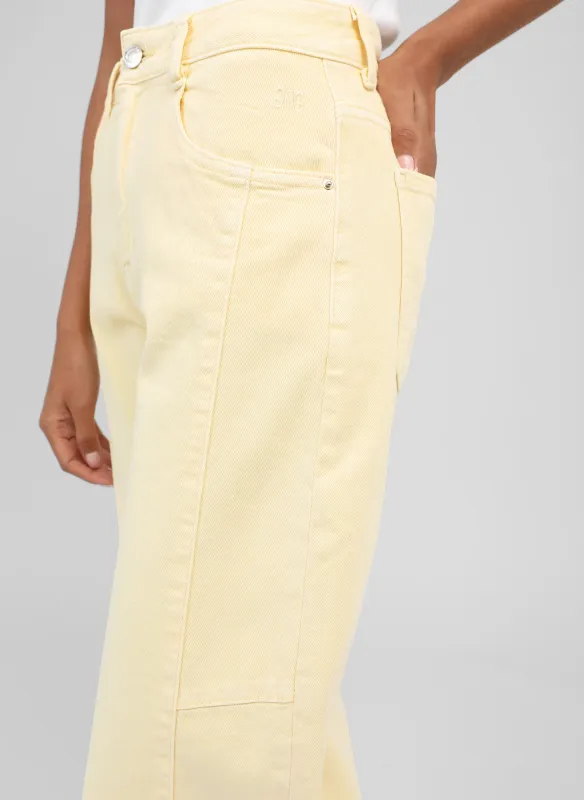 Barrel jeans - botergeel
