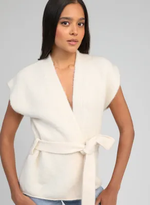 Louna vest - ecru