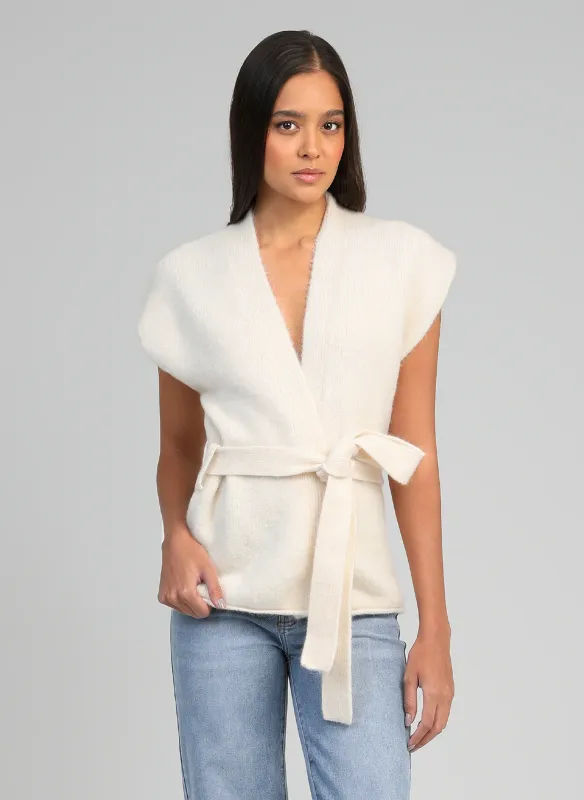 Louna vest - ecru