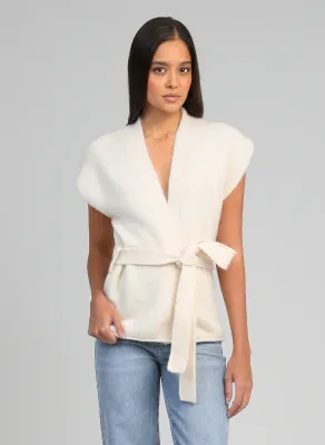 Louna vest - ecru