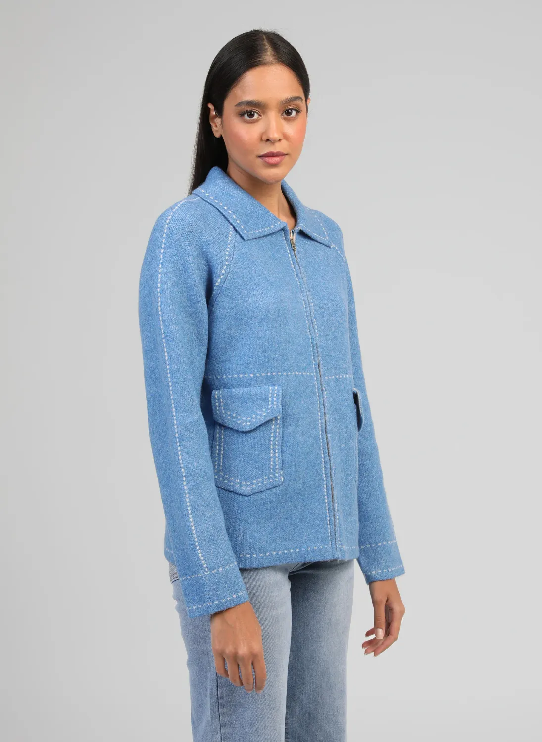 Nabi vest - azuurblauw
