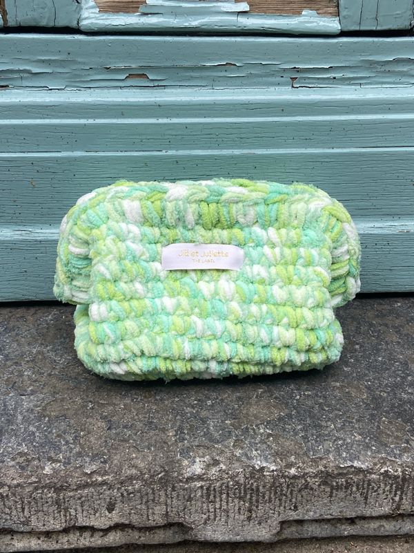 Fluffy Féline tas - groen - small