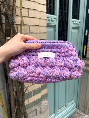 Bubbly Beau Metallic tas - lila - small