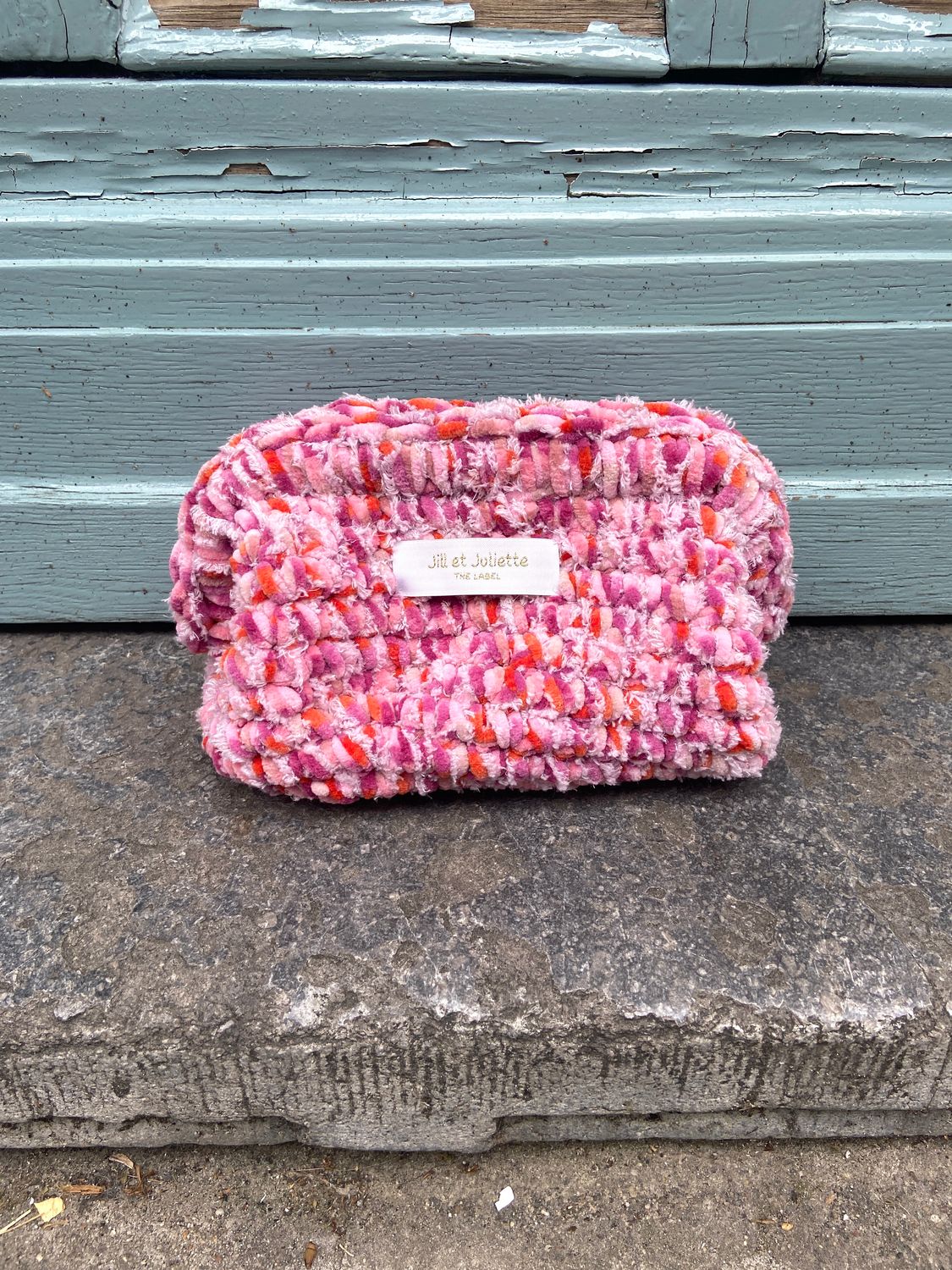 Fluffy Féline tas - paars &amp; roze multi - small