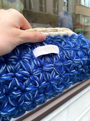 Daisy tas - navy &amp; ecru