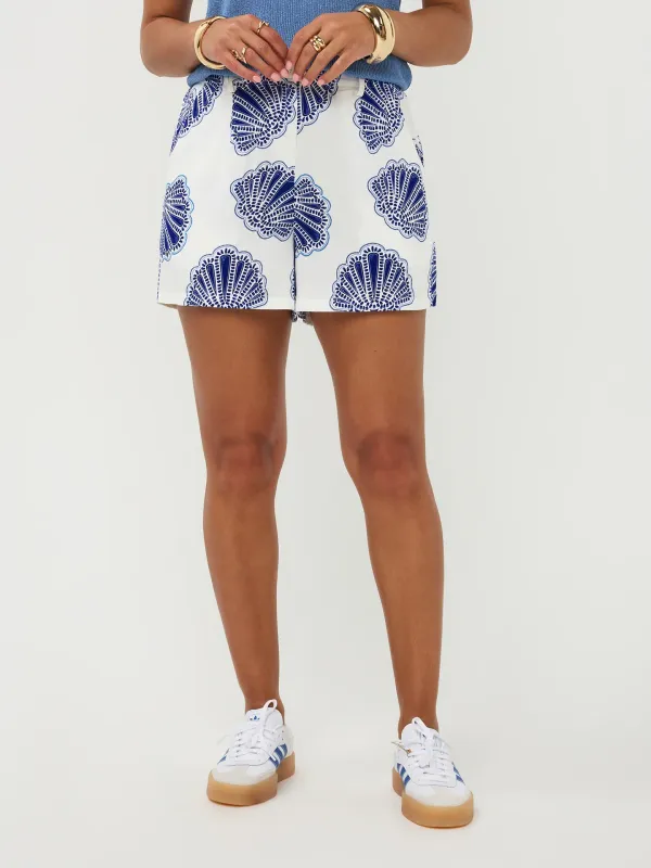 Shelly short - wit &amp; blauw
