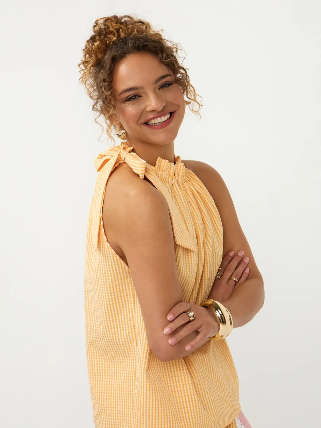Kayley top - geel