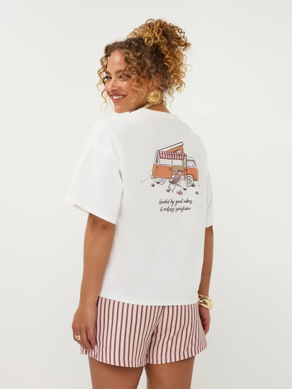Camper t-shirt - wit