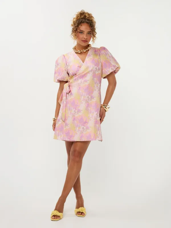 Lilly jurk - lila multi