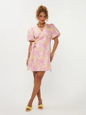 Lilly jurk - lila multi