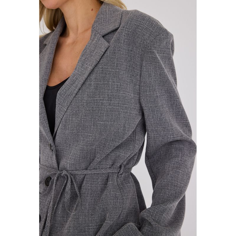 Arenea blazer - grijs melange