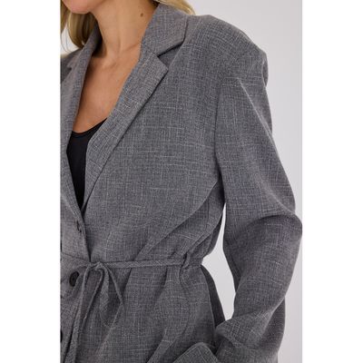 Arenea blazer - grijs melange